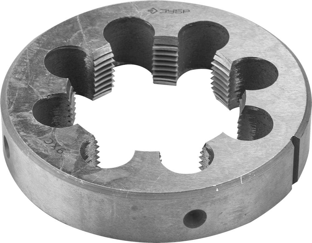 Плашка трубная G 3/4'', сталь 9ХС, круглая ручная