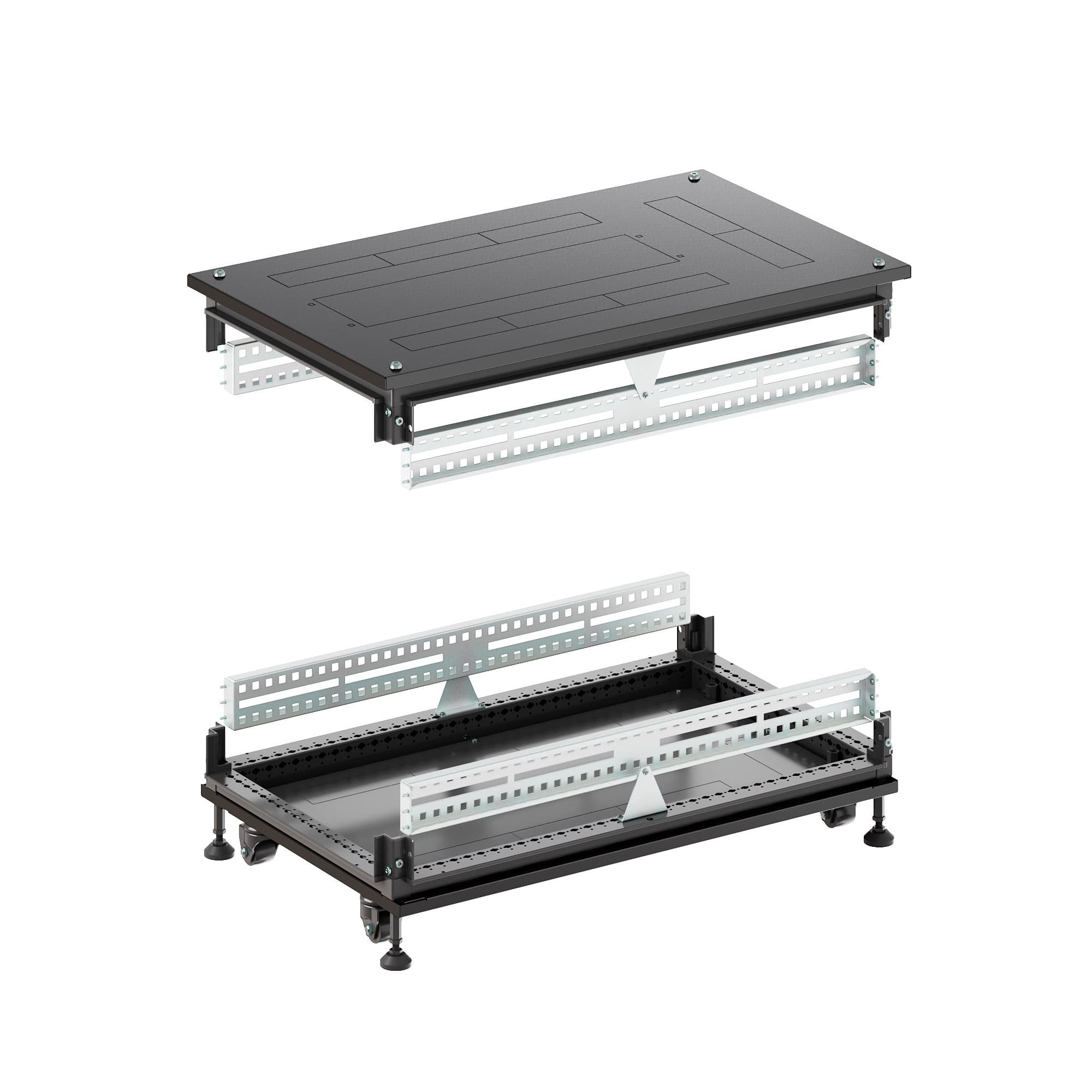 Крыша основание преперфорированные IT-CQE 600x800,RAL9005