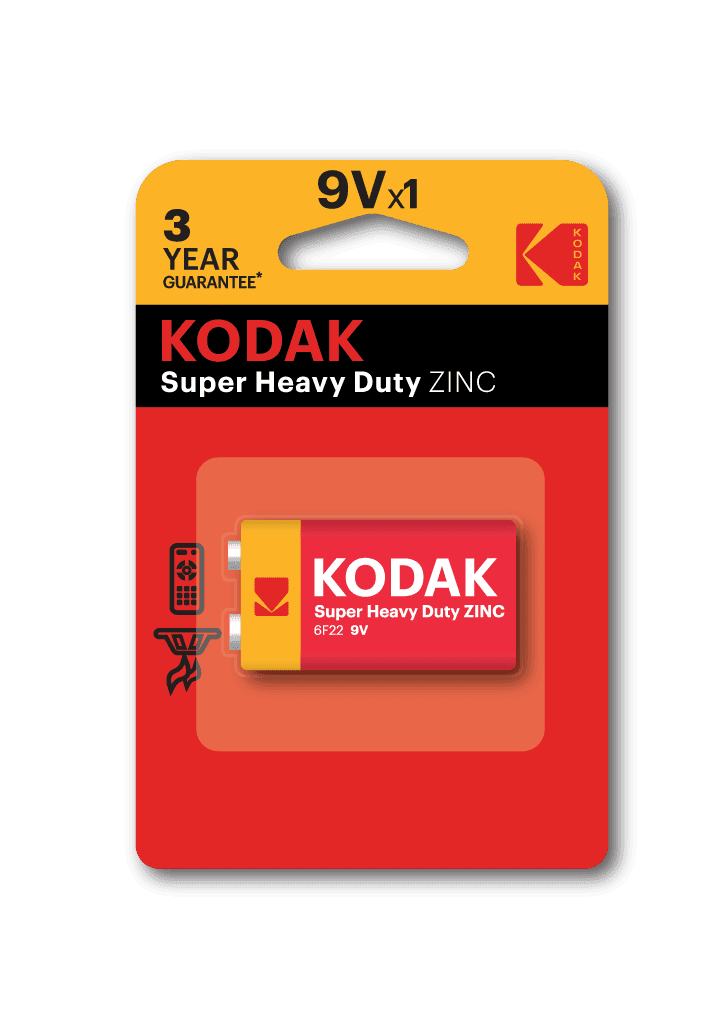 Батарейка 6F22-1BL SUPER HEAVY DUTY Zinc [K9VHZ-1B] (10/50/9900)