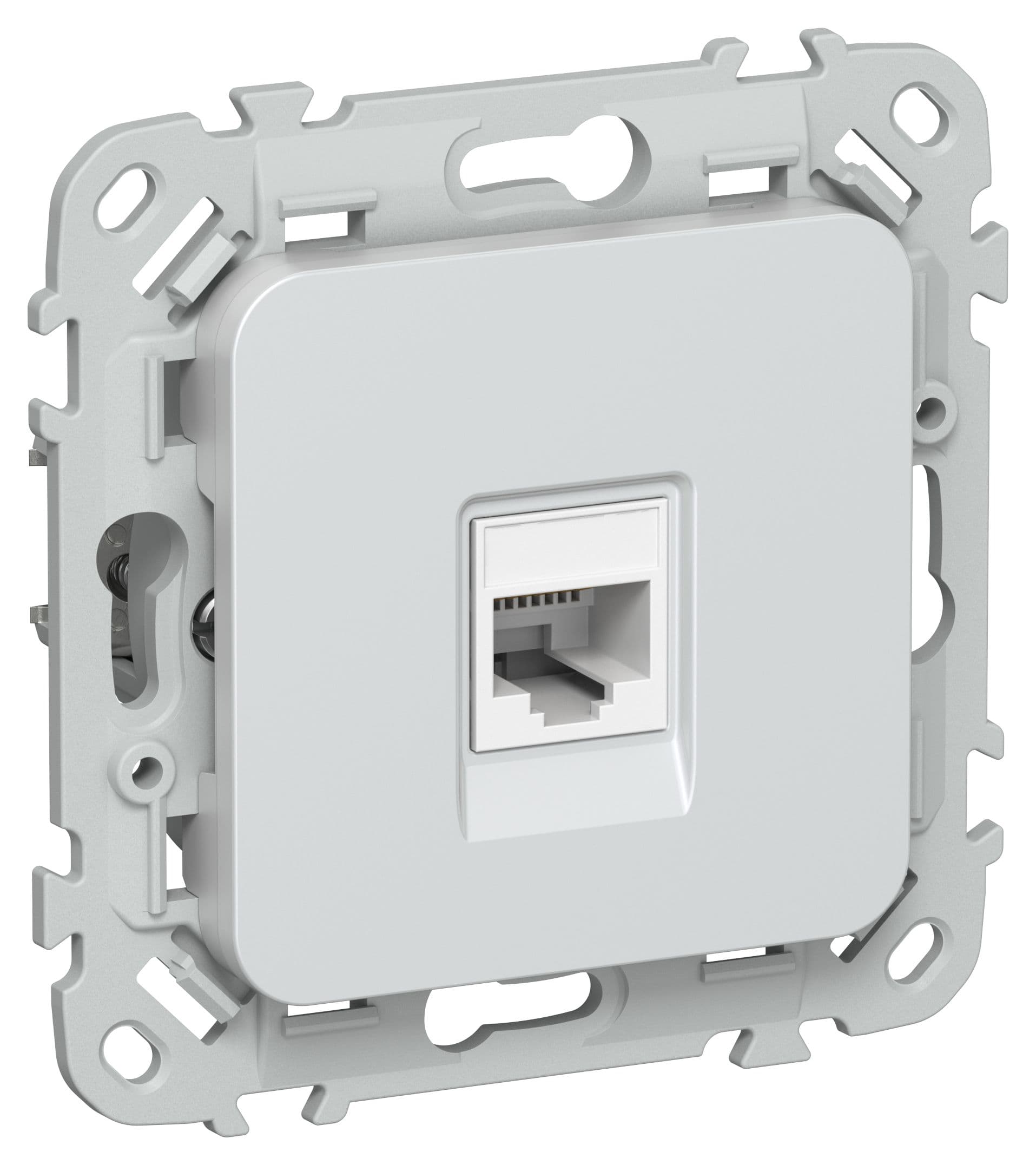 FLITE Розетка компьютерная RJ45 категория 6 UTP РК6-1-0-ФлЖ жемчуг IEK