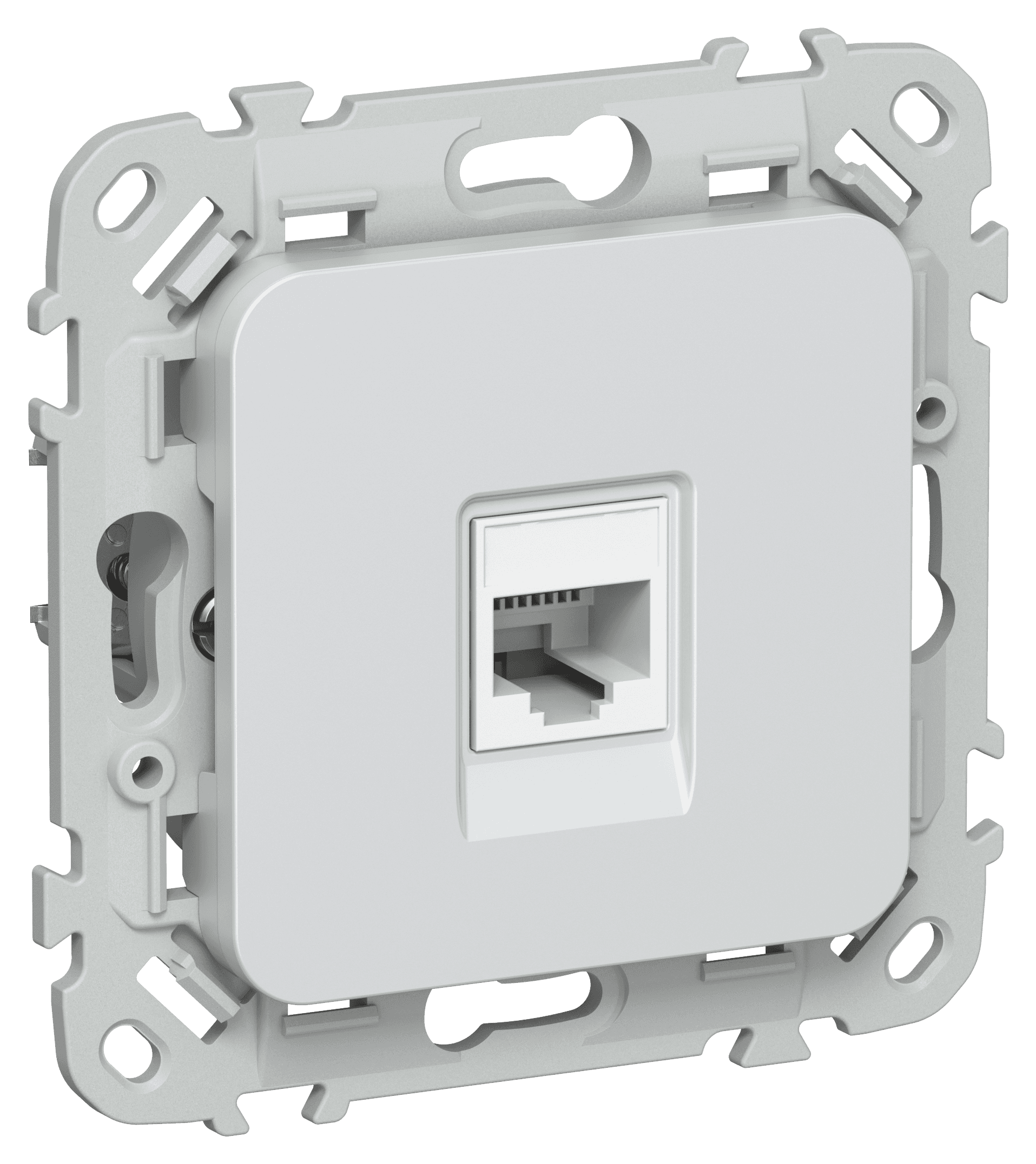 FLITE Розетка компьютерная RJ45 категория 6 UTP РК6-1-0-ФлЖ жемчуг IEK