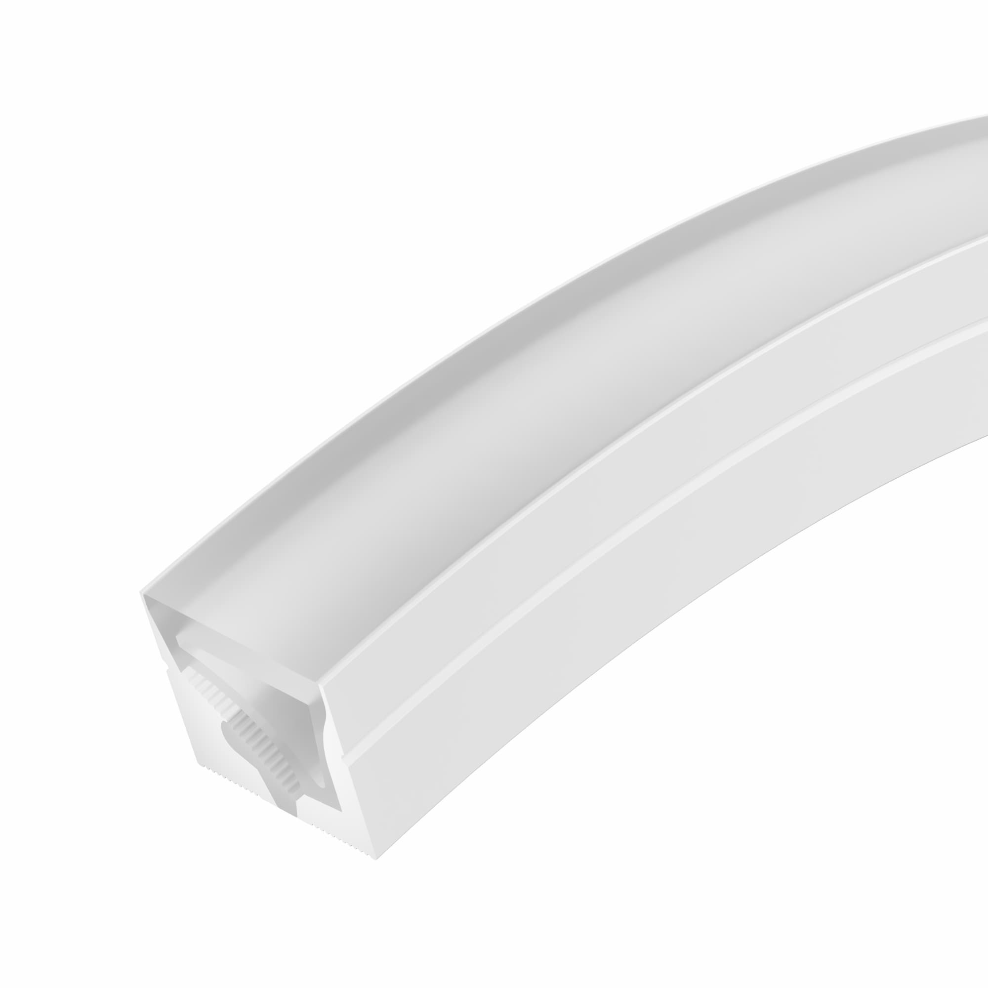 Профиль силиконовый WPH-FLEX-1616-TWIST-S11-20m WHITE (ARL, Силикон)