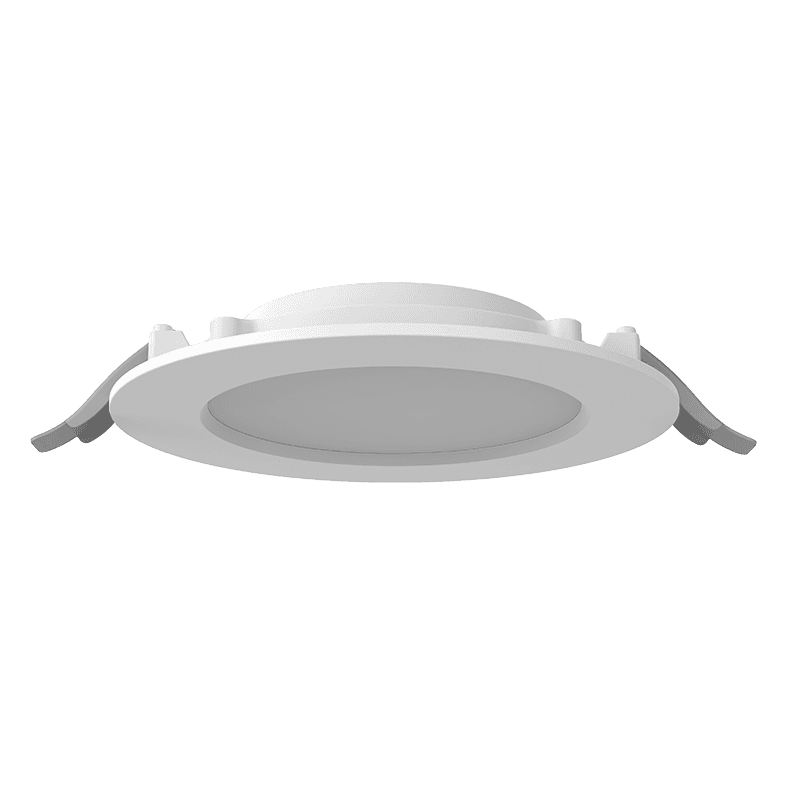 Светильник светодиодный DL-01 Slim 160 мм 15 Вт 3000 K CRI90 176x39 мм IP65/40 RAL9003 белый муар с рассеивателем опал