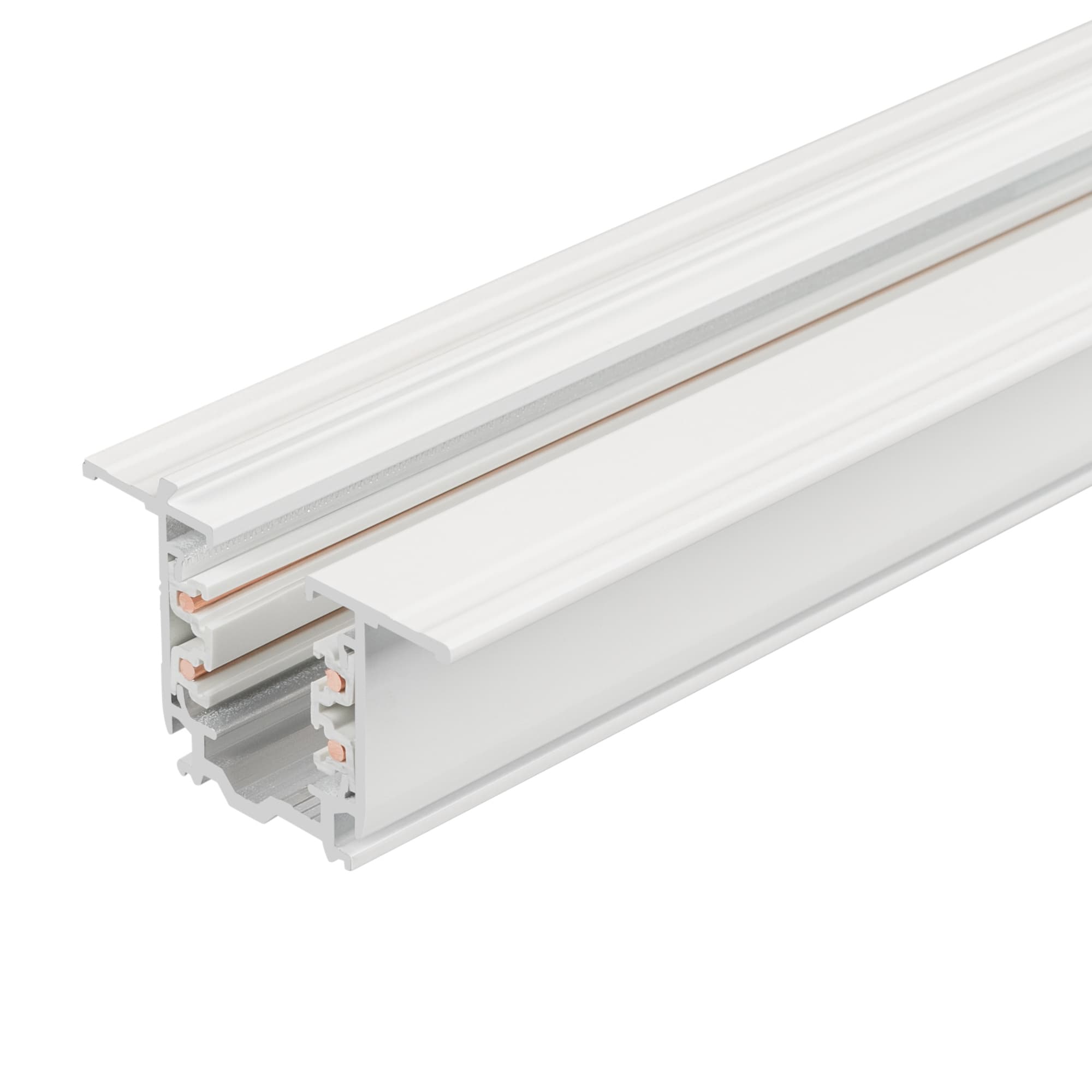Трек встраиваемый LGD-4TR-TRACK-F-3000-WH-M (D) (ARL, IP20 Металл, 3 года)