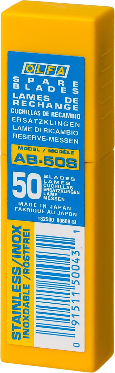 Лезвия для ножа 9х80х0.38 мм 50 шт.