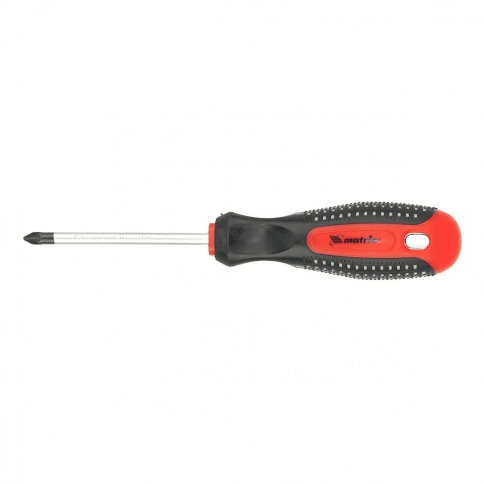 Отвертка Fusion, PZ1x75мм, CrV, 3к рукоятка  anti slip