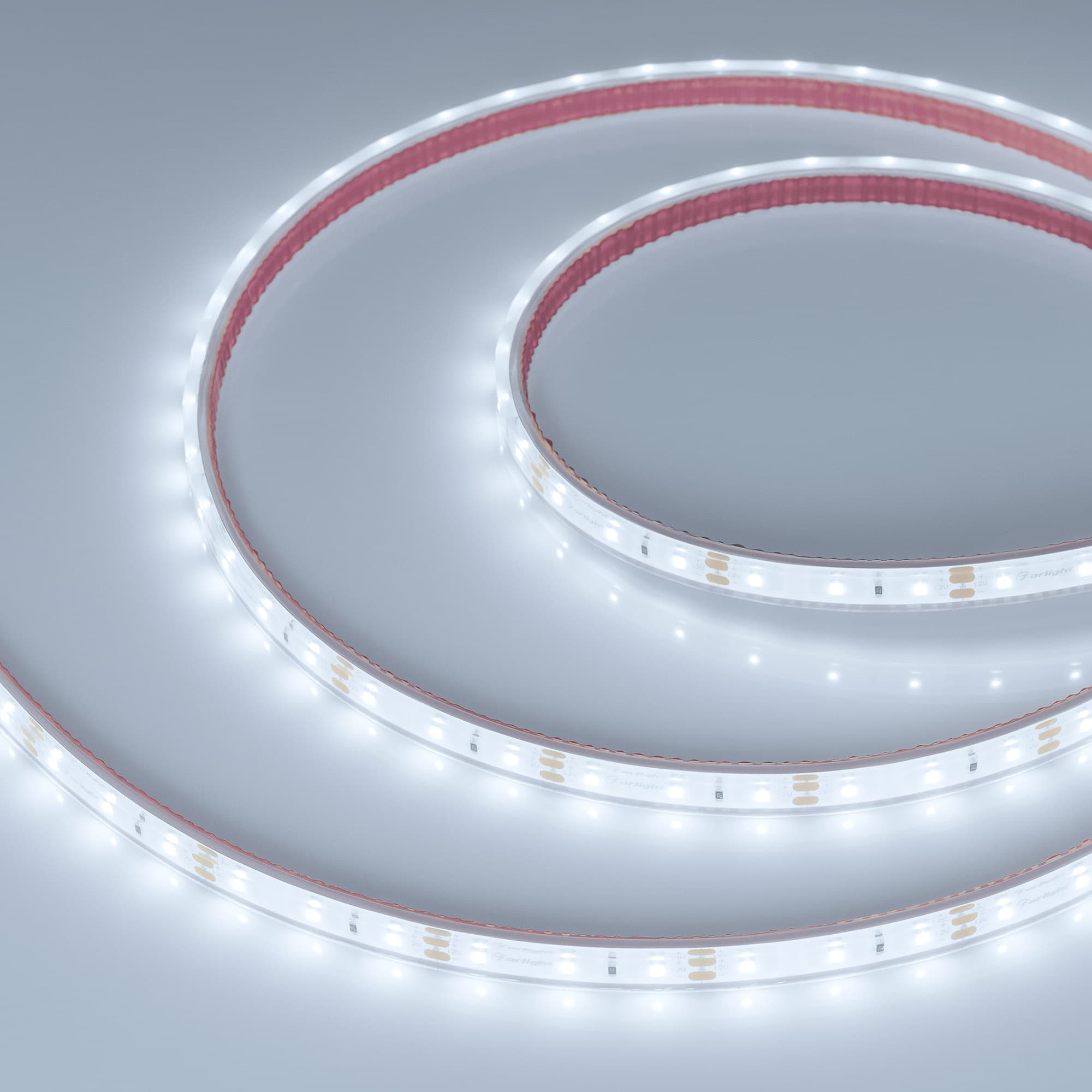 Лента светодиодная 4.8 Вт/м 12В 6000K IP68 60LED/м RTW-A60-8-11mm SMD 2835 5 м герметичная
