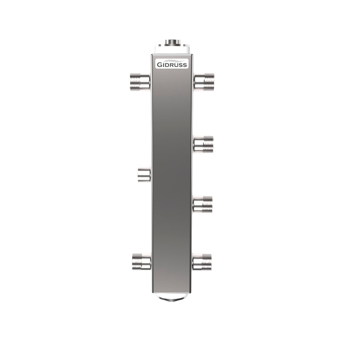 Стрелка термогидравлическая TGRSS-40-20x2 на 2 контура G 3/4' до 40 кВт, нерж сталь