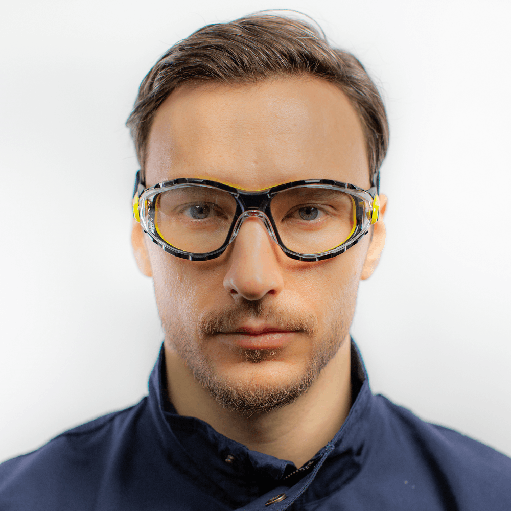 Очки защитные открытые PACAYA CLEAR STRAP прозрачные с эластичным оголовьем