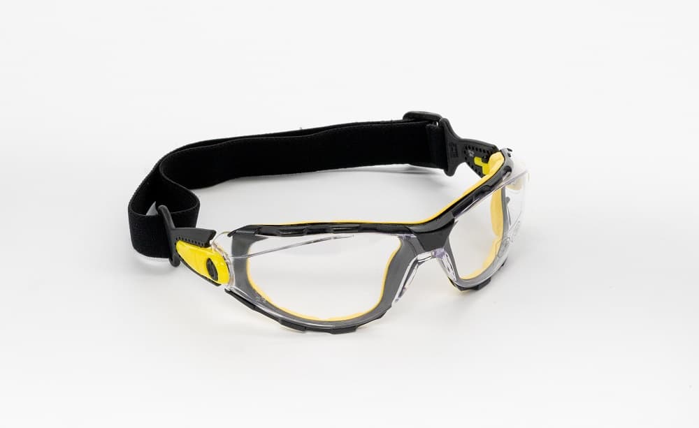 Очки защитные открытые PACAYA CLEAR STRAP прозрачные с эластичным оголовьем