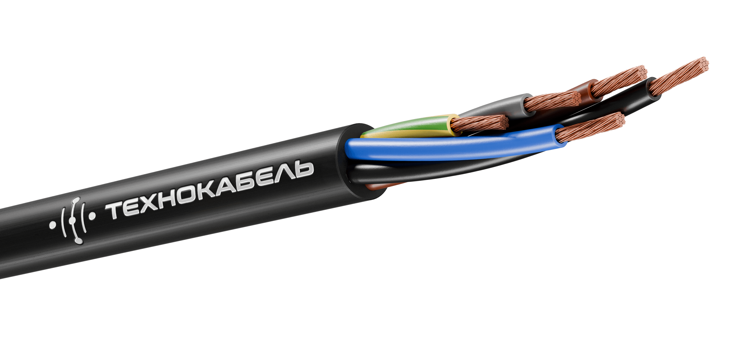 Кабель силовой КГТП-ХЛ 5х2,5(N,PE) 220/380-3 ТРТС