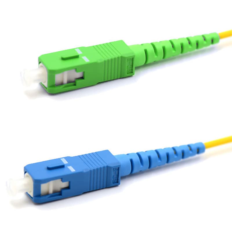 Патч-корд оптический переходной SM 9/125 OS2 SC/APC-SC/UPC Simplex LSZH 5м,