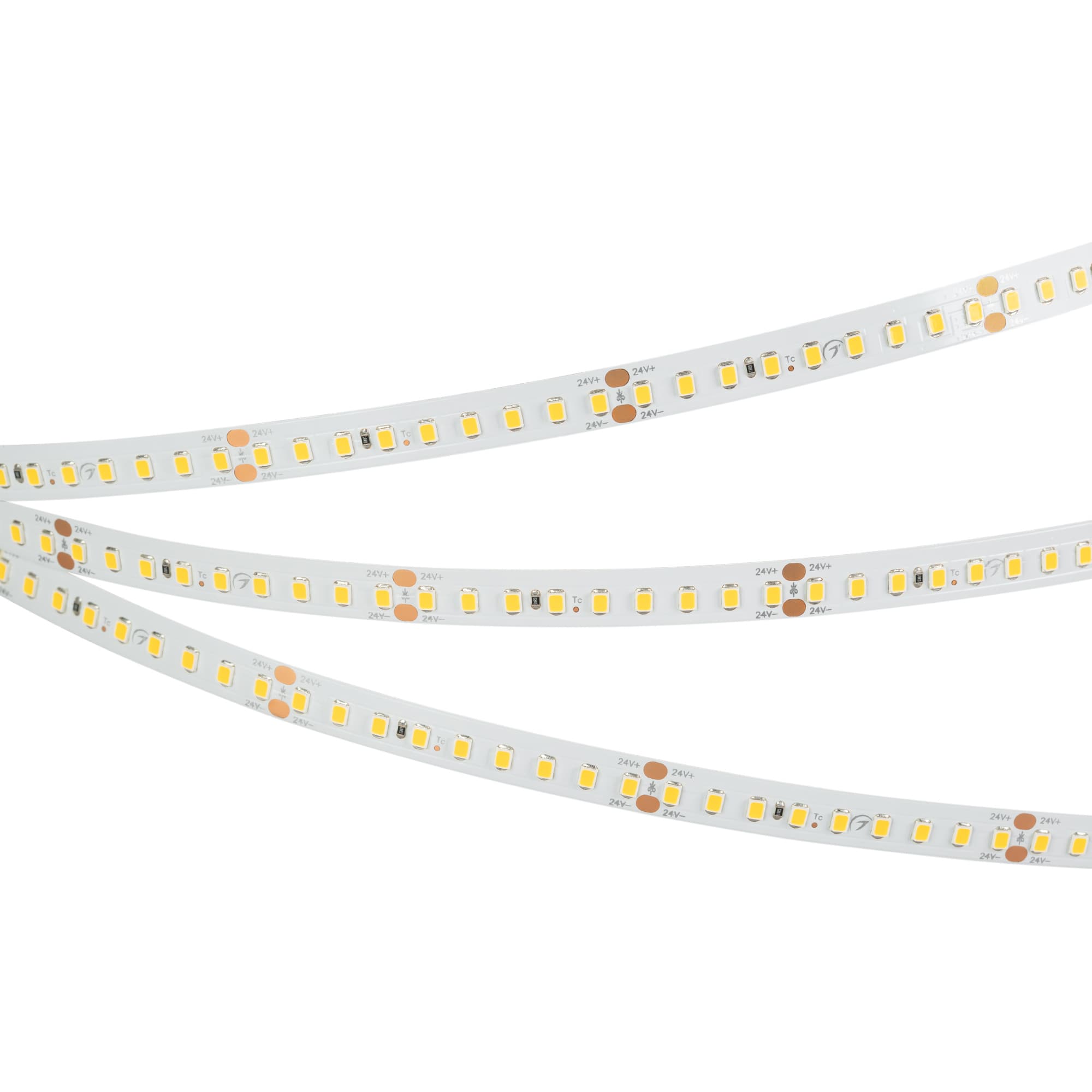 Лента светодиодная 7,7 Вт/м 24В IP20 3000K 144LED/м RT-A144-10mm SMD 2835 5 м