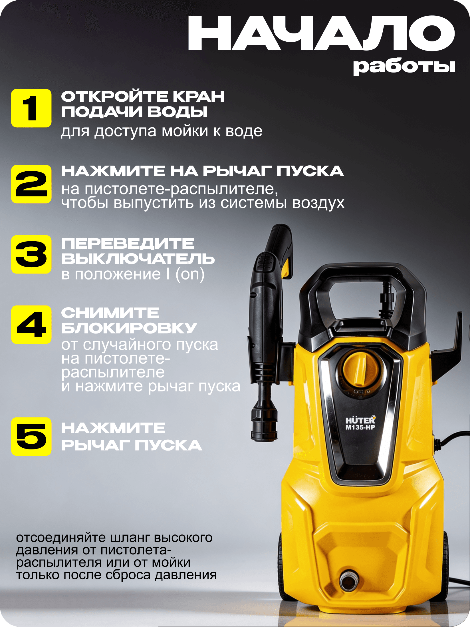 Мойка высокого давления M135-HP