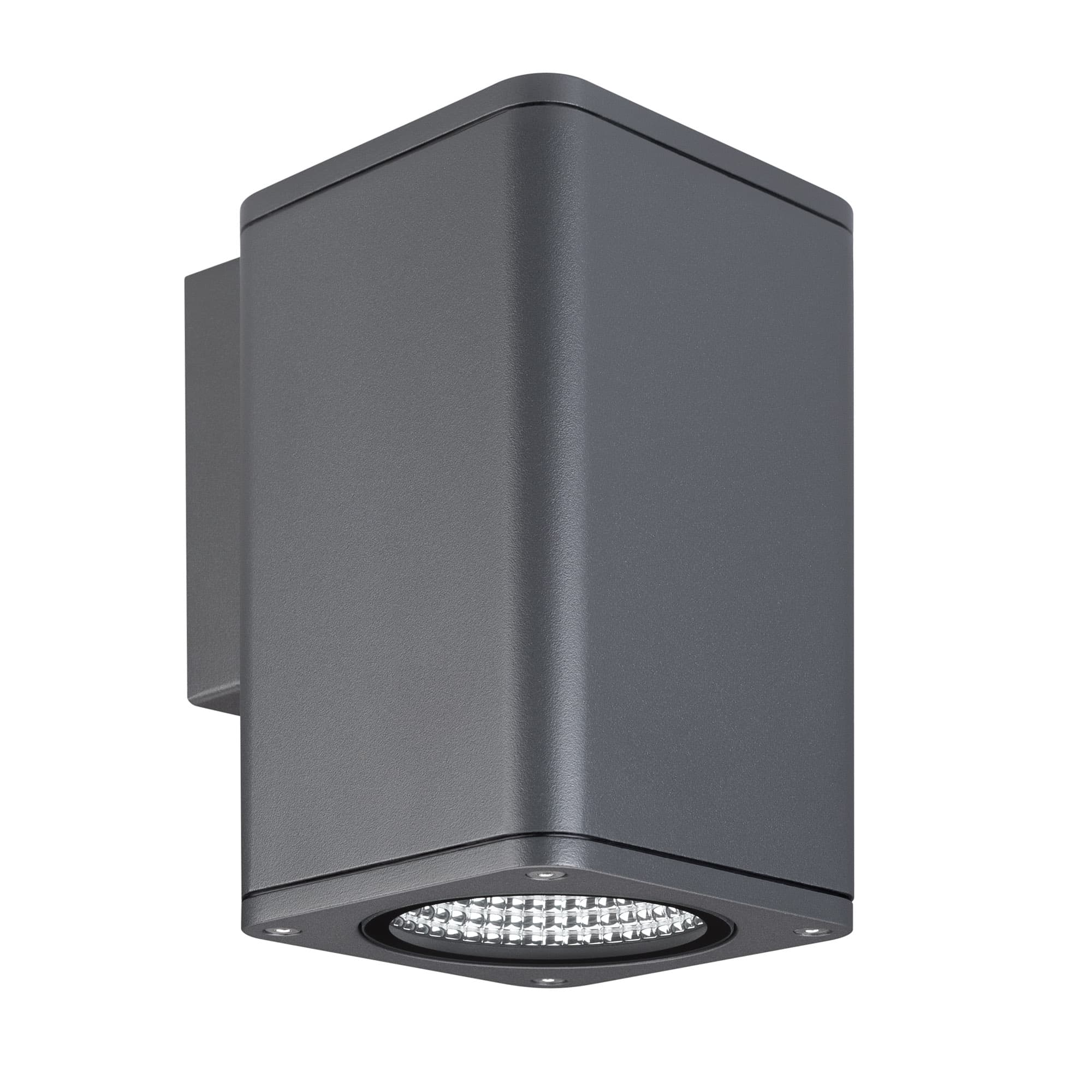 Светильник LGD-EVO-WALL-S100x100-12W Warm3000 (GR, 44 deg, 230 В) (IP54 Металл, 3 года)