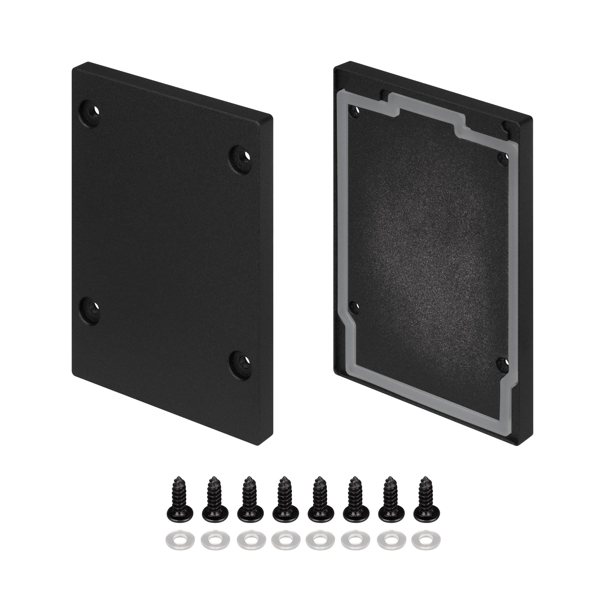 Заглушка IP-LINE-5475 BLACK глухая (ARL, Металл)