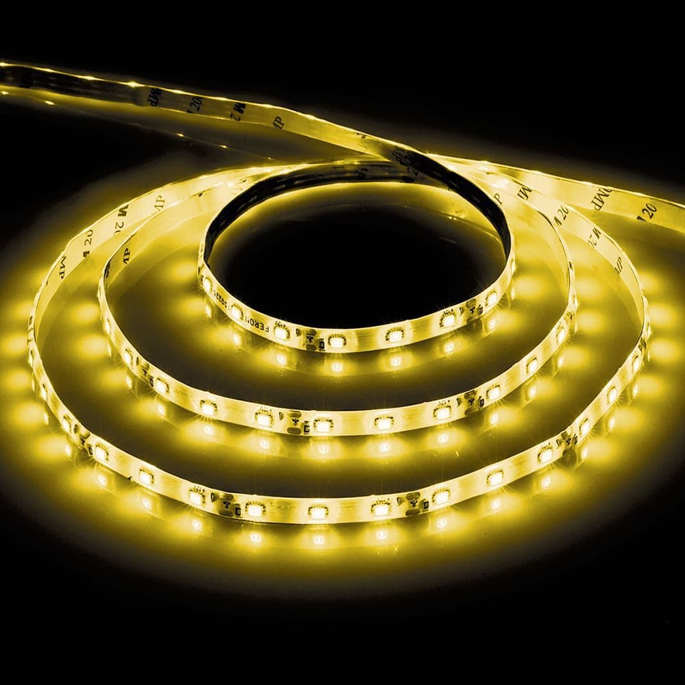 Лента светодиодная 4.8Вт/м 12В желтый IP20 60LED/м LS603