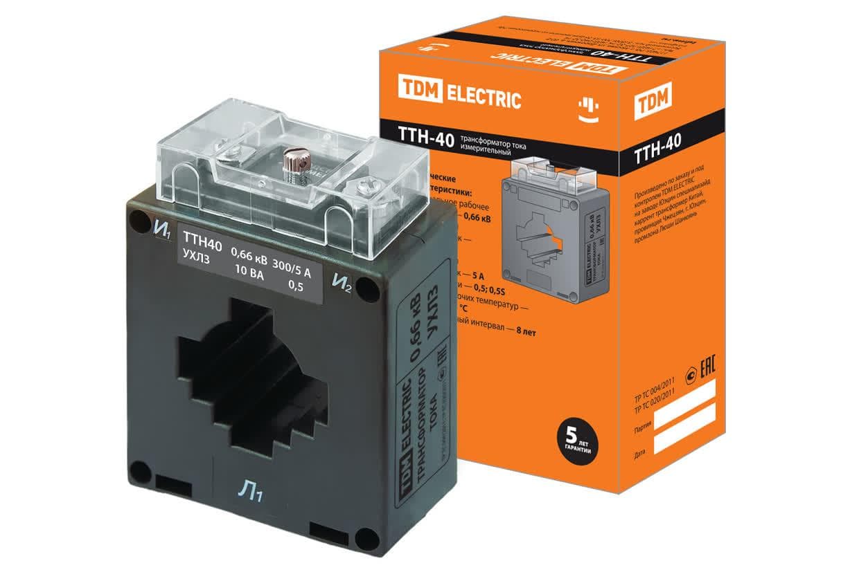 Трансформатор тока измерительный ТТН 40/300/5-10VA/0,5