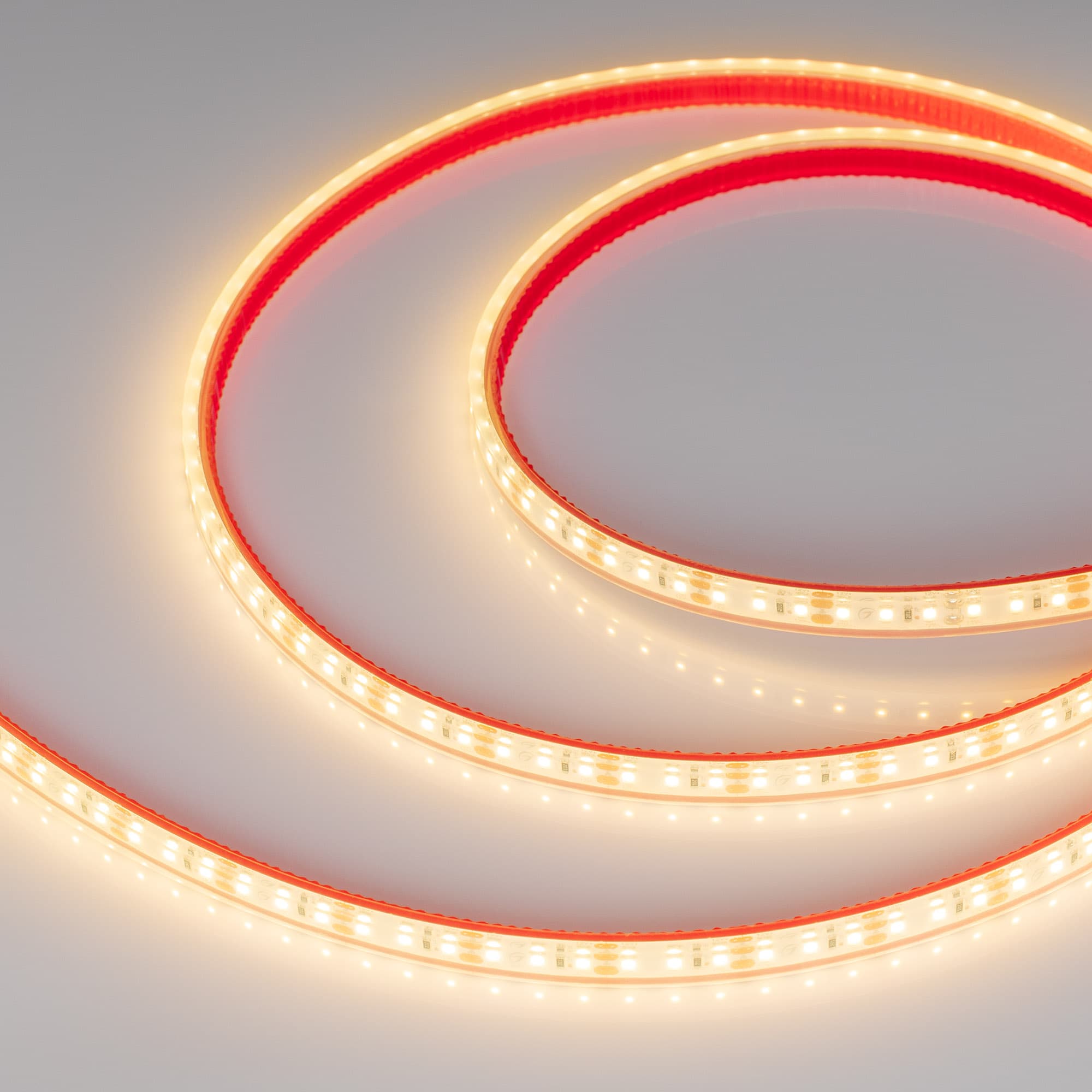 Лента светодиодная 9.6 Вт/м 12В 3000K IP68 120LED/м RTW-A120-8-11mm SMD 2835 5 м герметичная