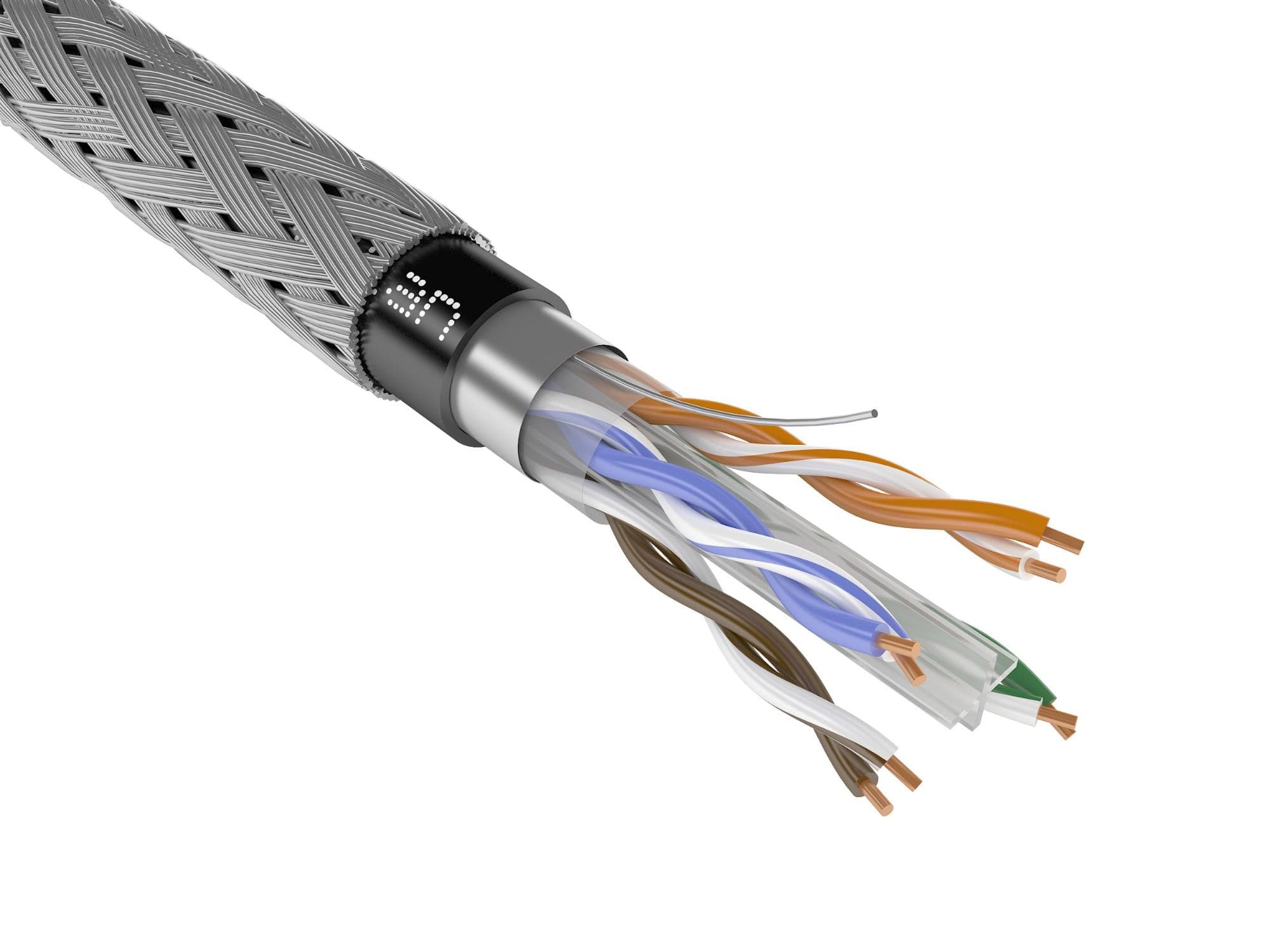 Витая пара ParLan Patch ARM F/UTP Cat 6 PE 4х2х0.60