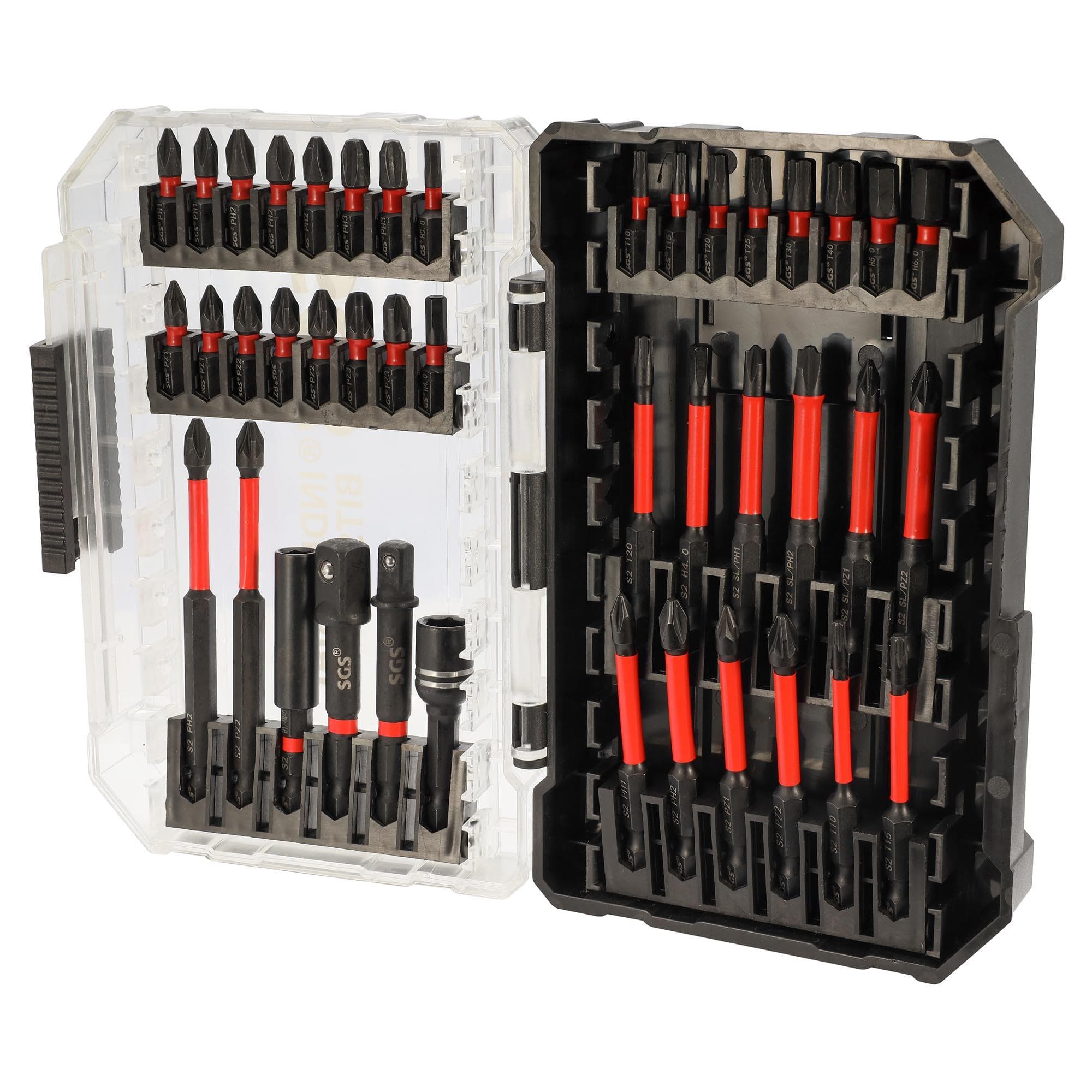 Набор бит PH/PZ/TORX/HEX/PLUS-MINUS S2 42