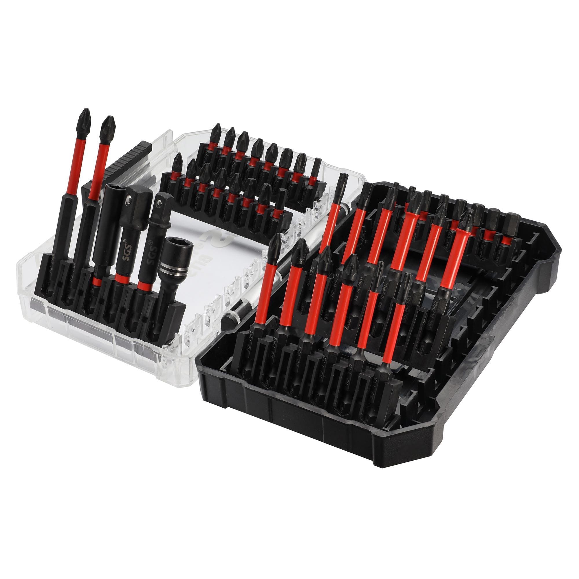Набор бит PH/PZ/TORX/HEX/PLUS-MINUS S2 42