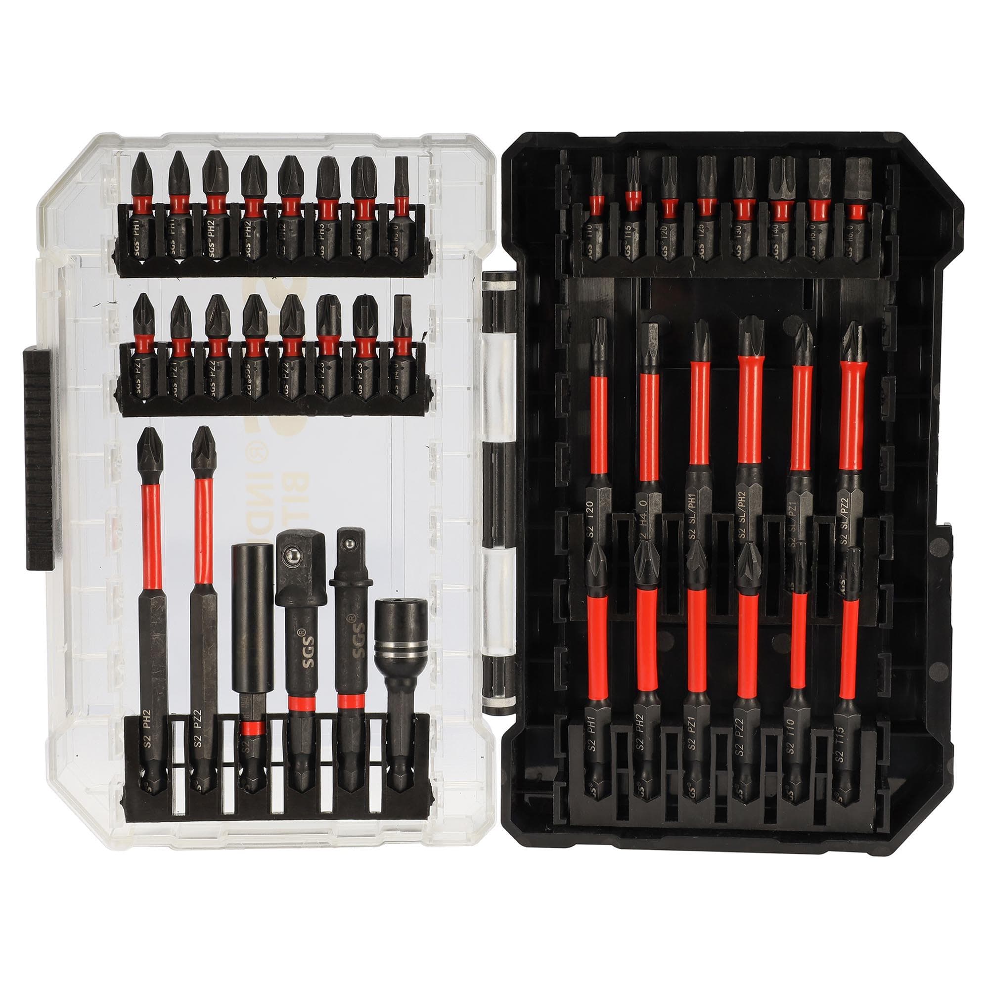 Набор бит PH/PZ/TORX/HEX/PLUS-MINUS S2 42