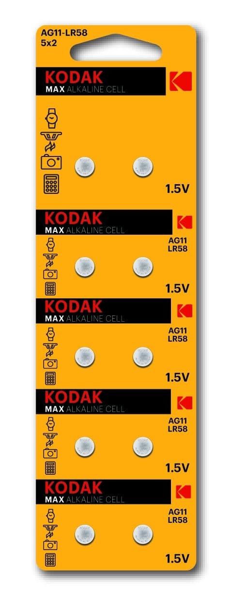 Батарейка AG11 (361) LR721, LR58 [KAG11-10] MAX Button Cell (100/1000/98000)
