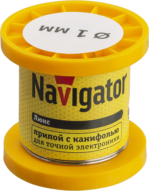 Припой 93 076 NEM-Pos02-61K-1-K50 (ПОС-61, катушка, 1 мм, 50 гр)