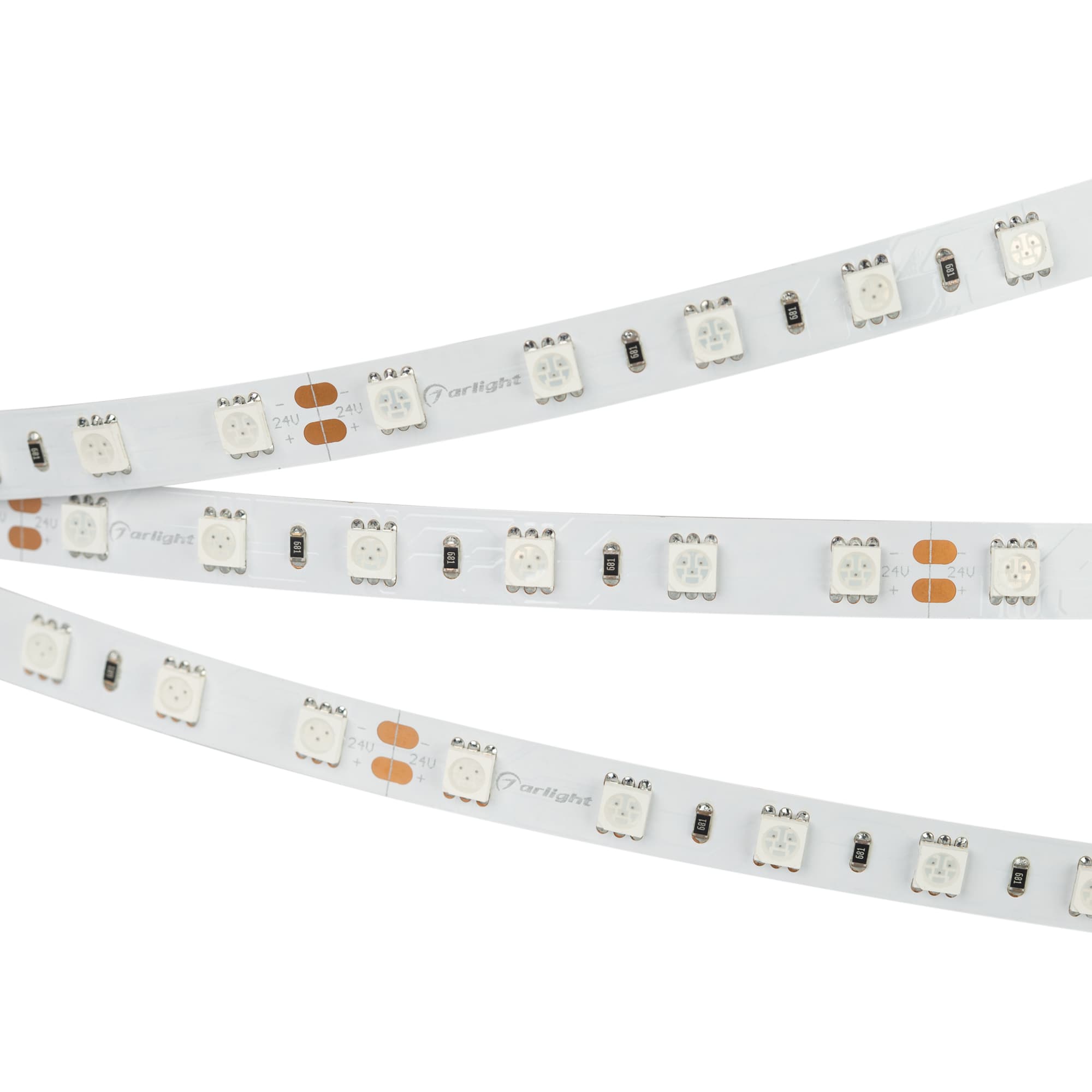 Лента светодиодная 14,4 Вт/м 24В IP20 Синий 60LED/м RT/RTW-B60-10-13mm SMD 5060 5 м