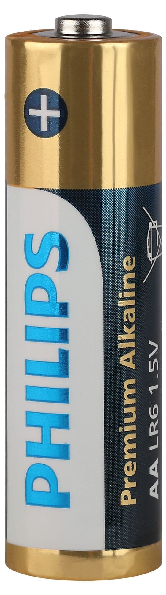 Элемент питания алкалиновый LR6M4W/51 АА 1,5v 4 ш . LR6-4BL Premium Philips Power