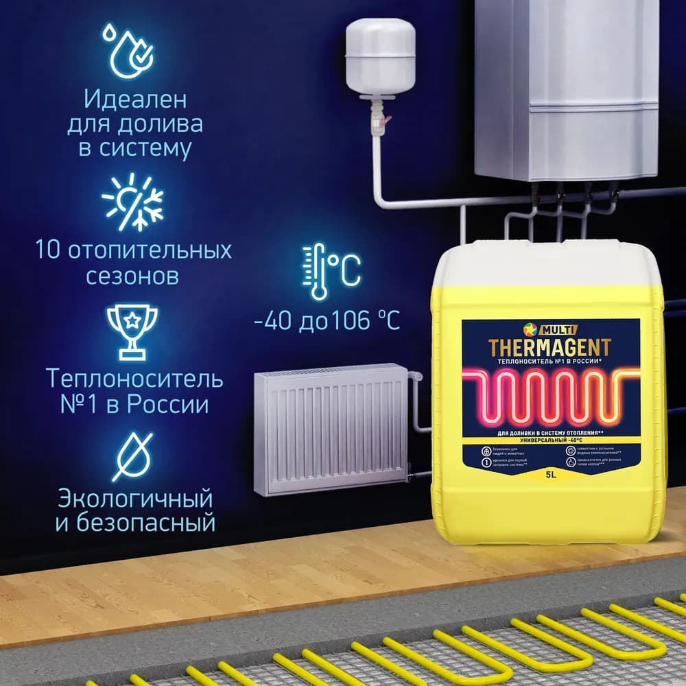 Теплоноситель THERMAGENT EKO (MULTI) -40 5л