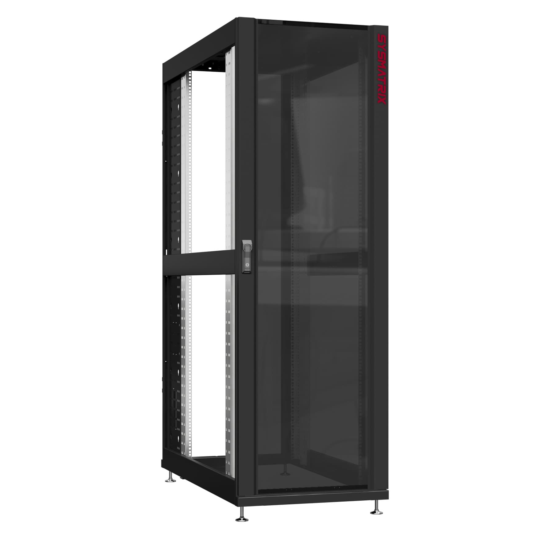 Шкаф серверный 24U 600х1070 передняя дверь: стекло IP41. задняя дверь: без. боковые панели: без. цвет: черный RAL9005