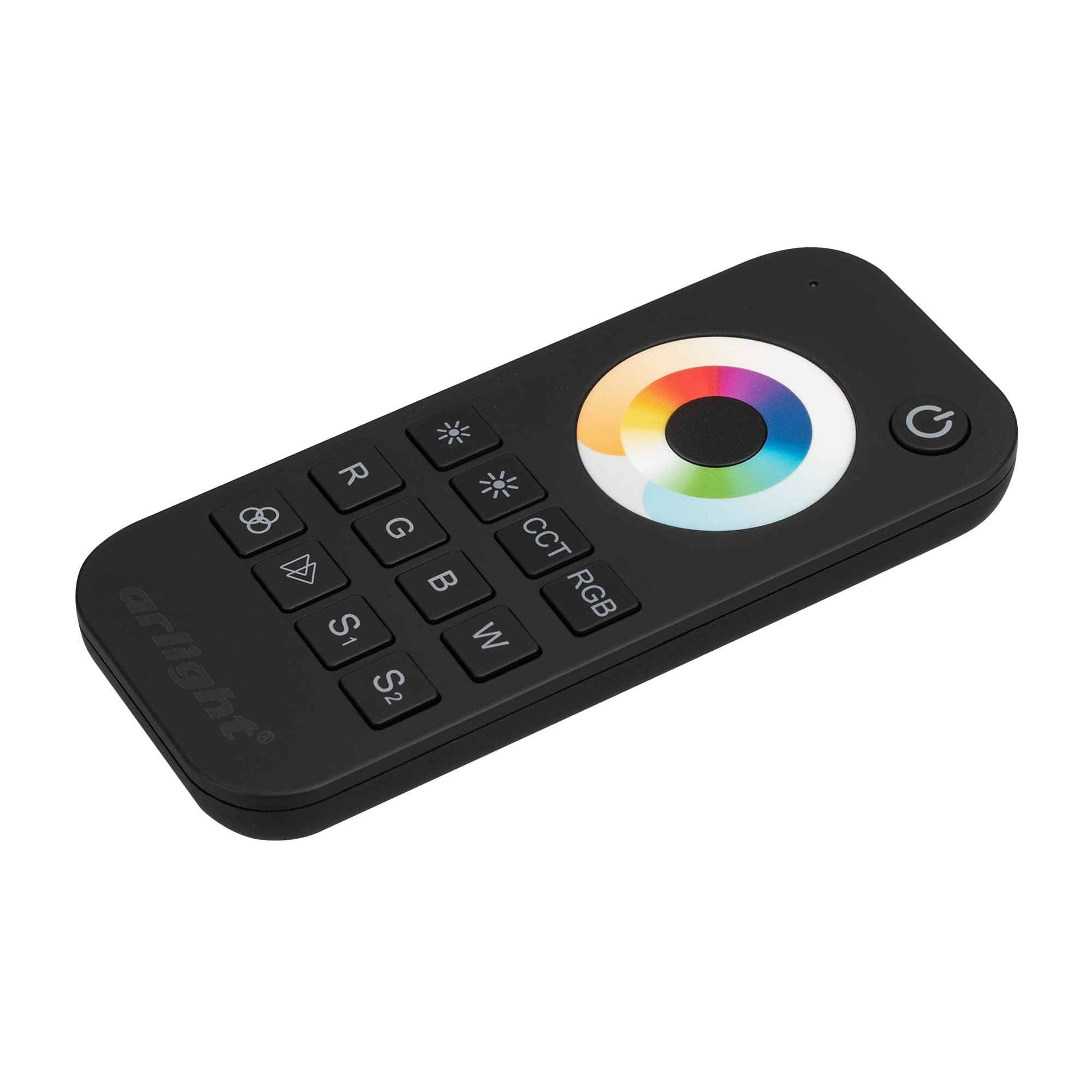 Пульт SMART-R21-MULTI Black 1 зона, 2.4G ARL, IP20 пластик, 5 лет