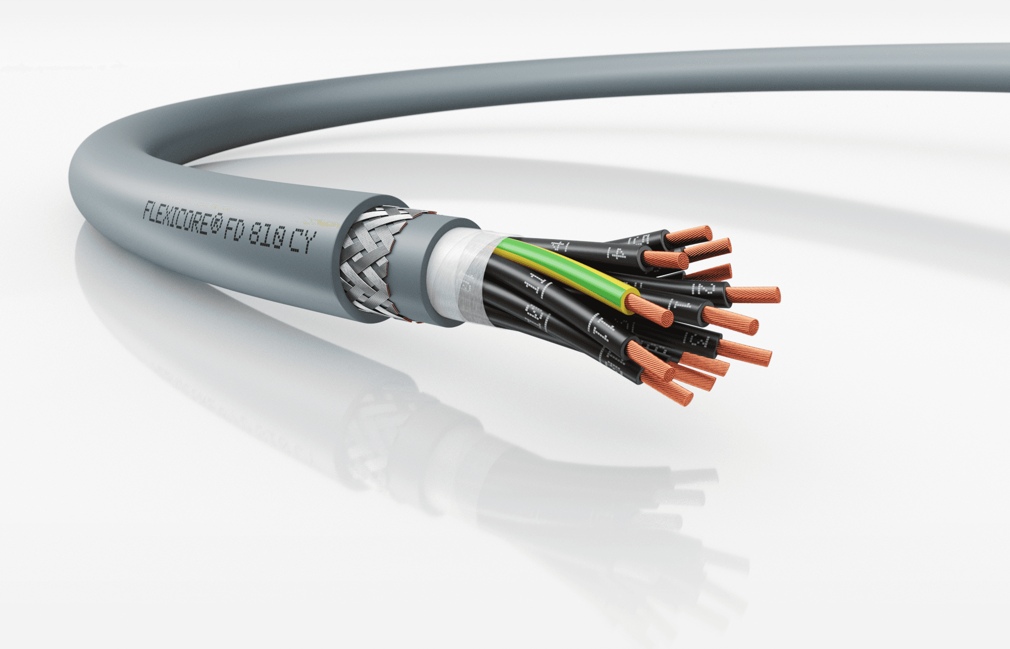 Кабель особогибкий FLEXICORE FD 810 CY 25G0,5