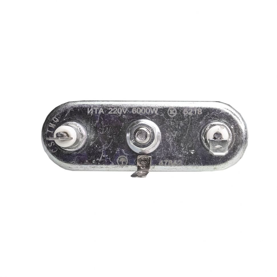ТЭН 6000Вт, L535мм, R15+, M445, K2, прямой, 220В