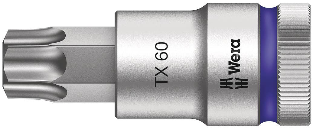 Головка торцевая со вставкой 8767 C HF TORX Zyklop DR 1/2 с фиксацией крепежа TX 60X60 мм