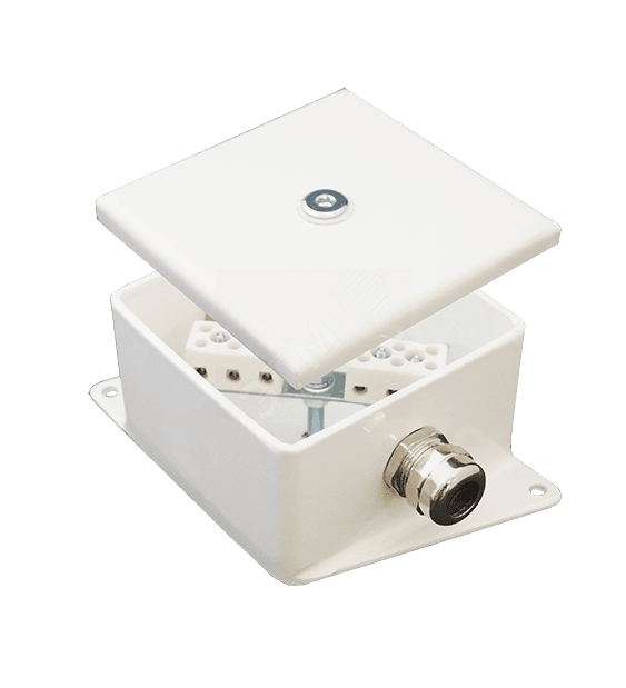 Коробка монтажная огнестойкая КМ-О (2к*60)-IP66-100х100 два ввода AC