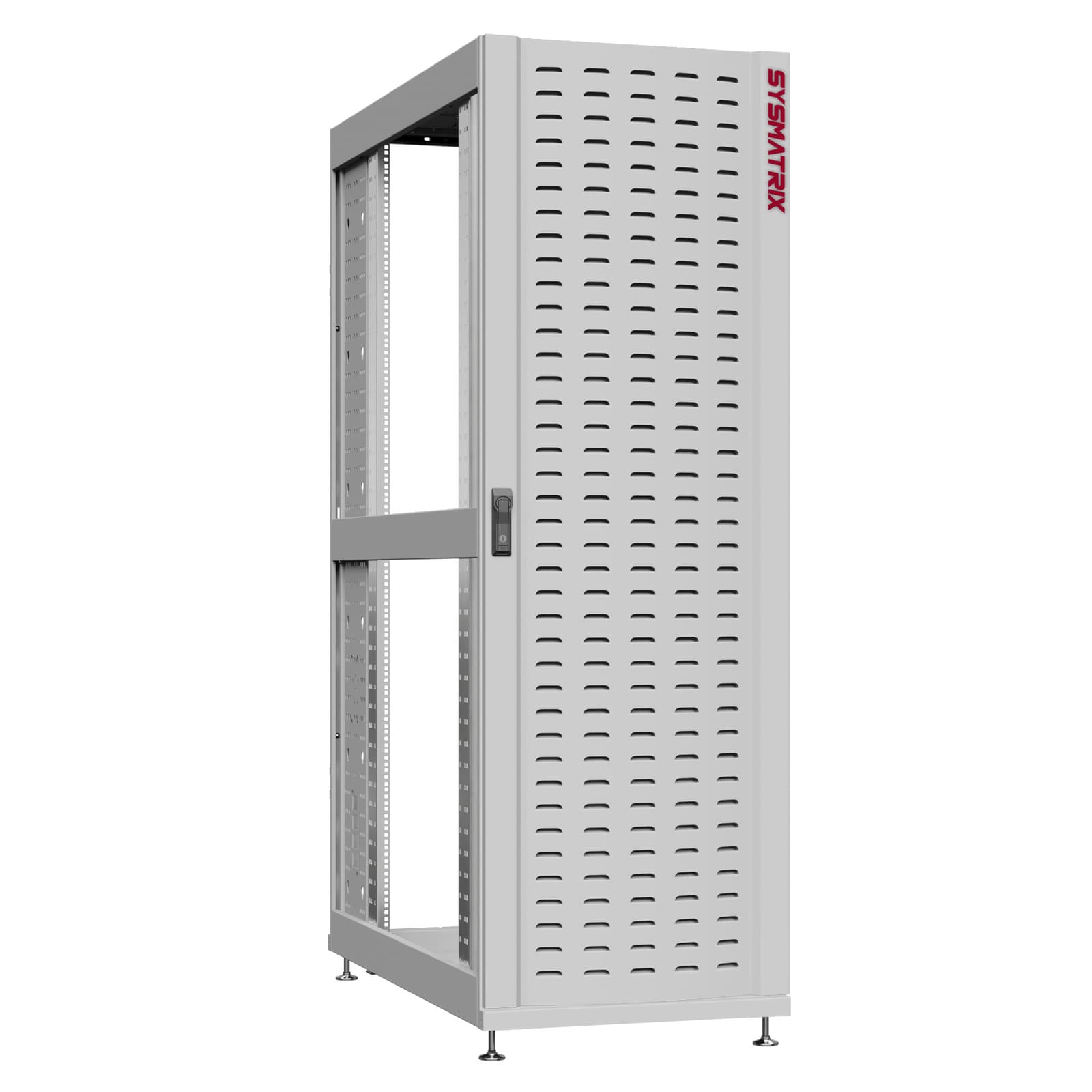 Шкаф серверный 45U 800х1070 передняя дверь: протект IP41. задняя дверь: без. боковые панели: без. цвет: серый RAL7035 