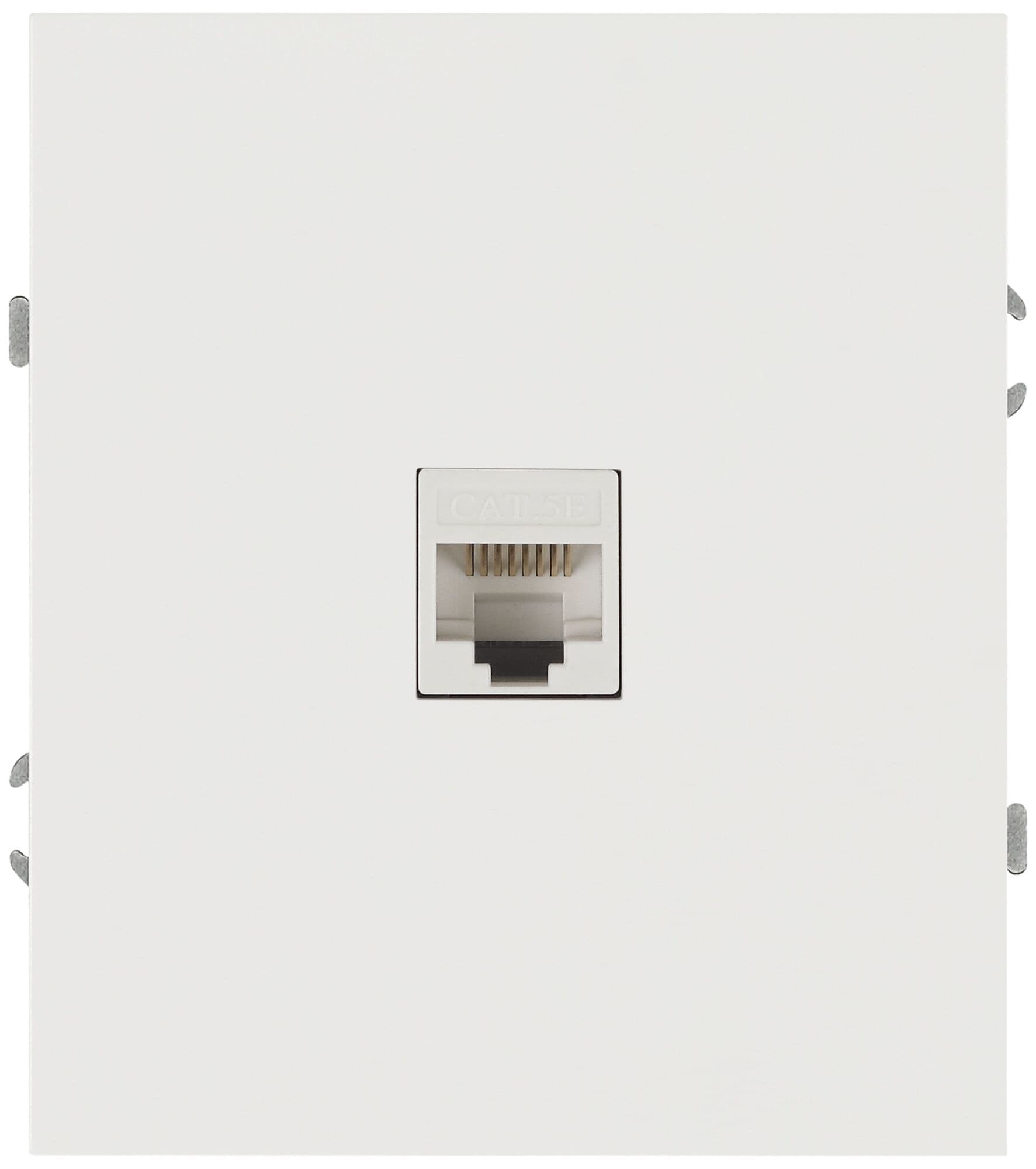 Розетка скрытого монтажа в рамку информационная RJ45 белый матовый 16-3107-08 Arktik