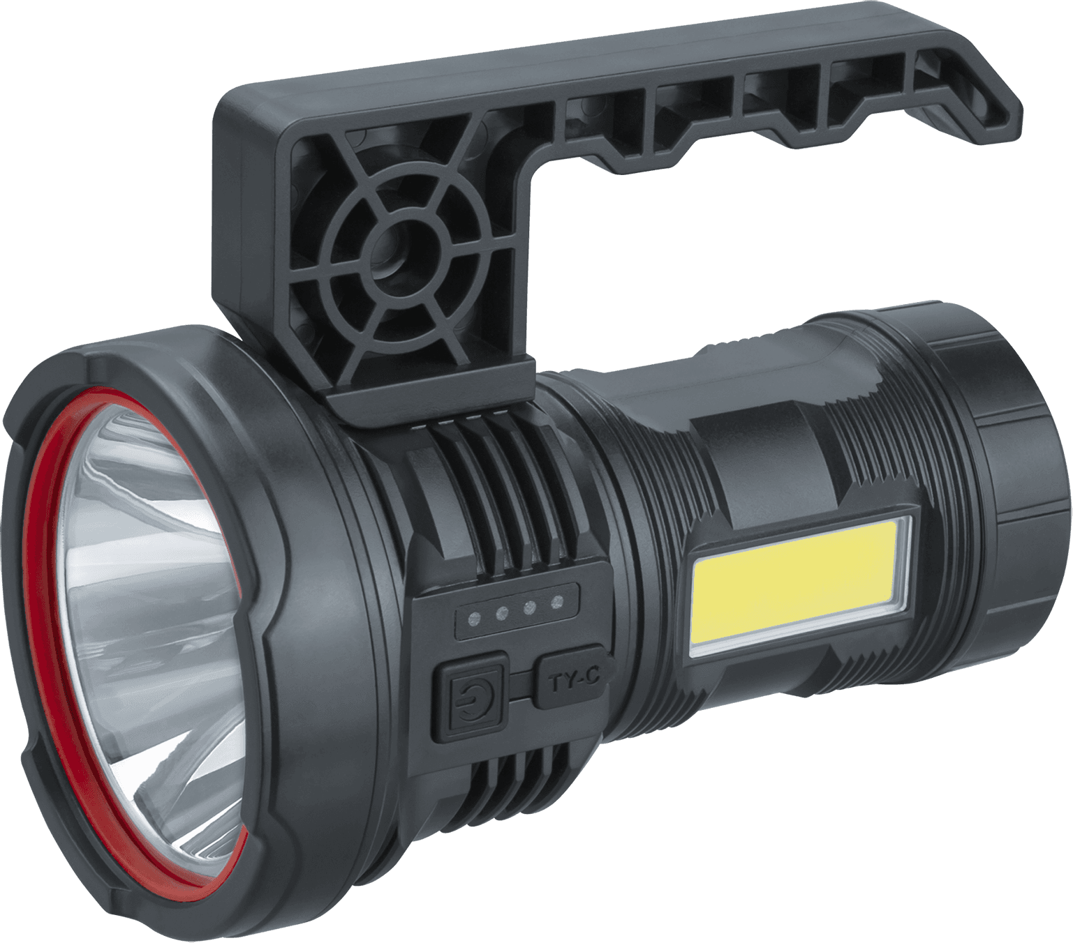 Фонарь светодиодный NPT-SP39-ACCU прожектор/кемпинг 1 LED, 3Вт + 1 COB, 5Вт