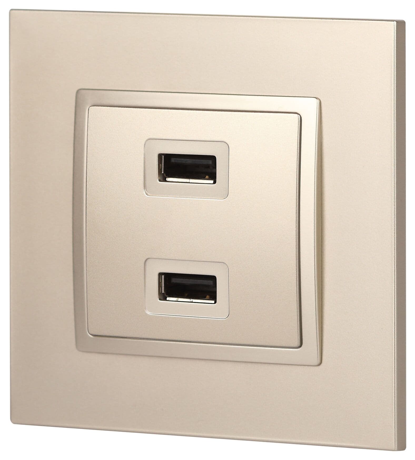 Устройство зарядное USB, 5В-2100мА, Эра Elegance, шампань, 14-4110-04