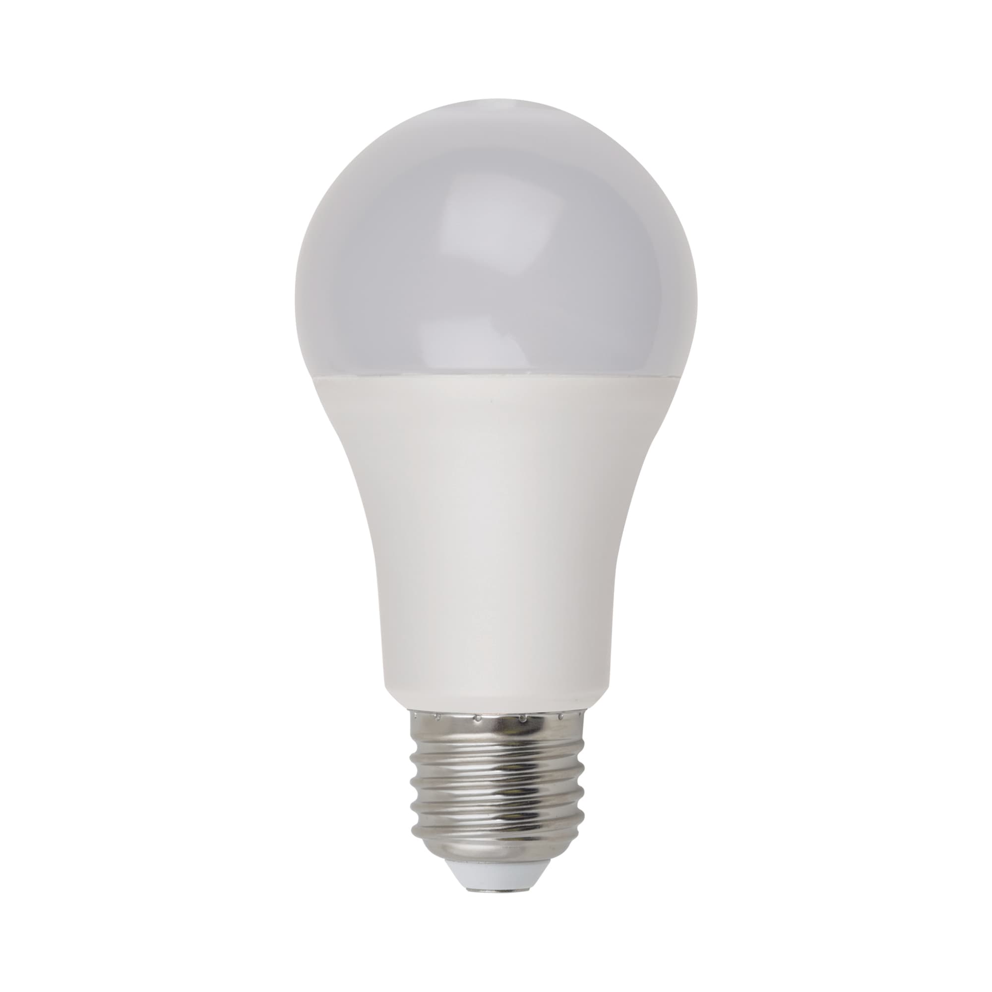 Лампа светодиодная с датчиком освещенности LED-A60-10W/4000K/E27/PS PLS10WH Форма A матовая Белый свет (4000K)