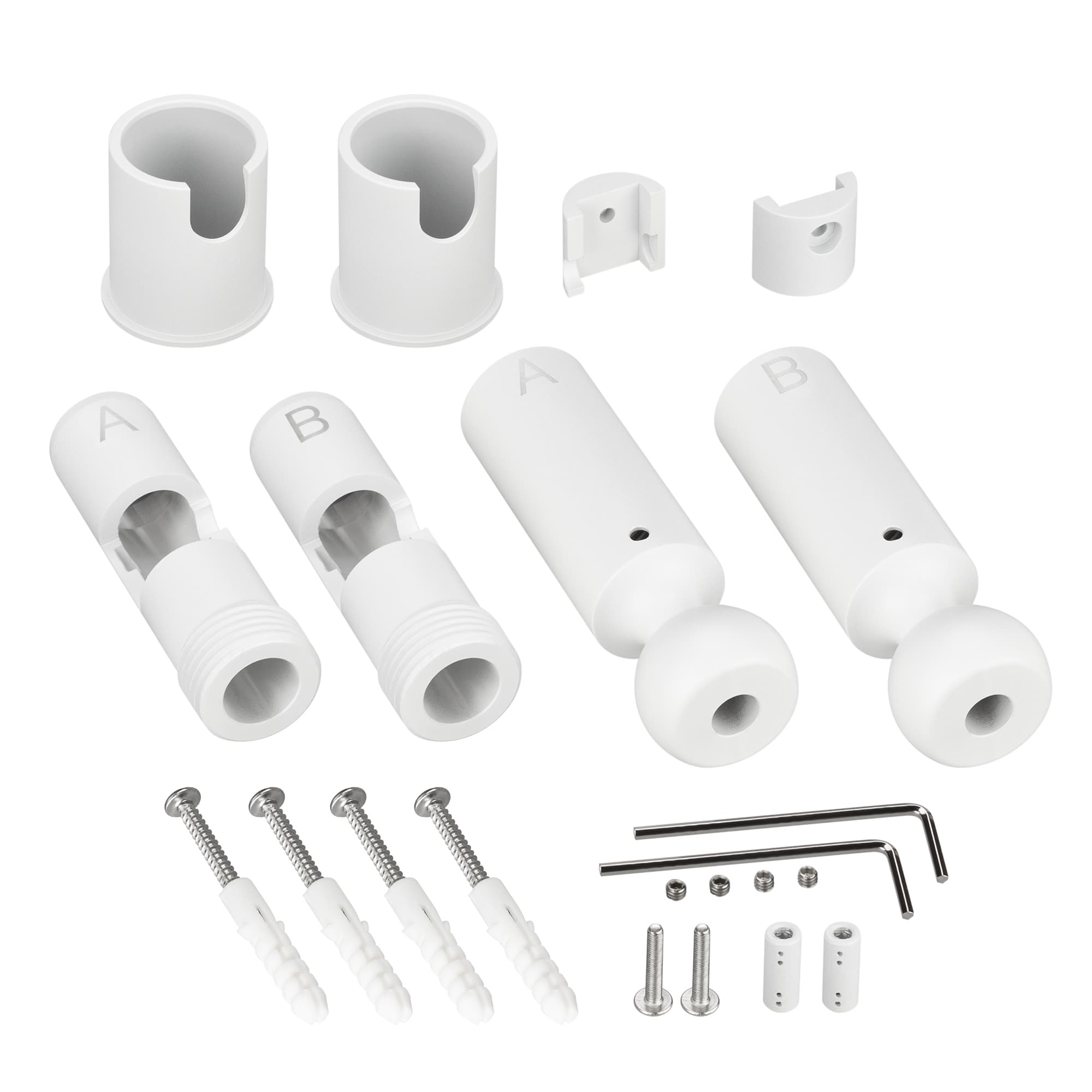 Крепление ARL-WAVE-1815-S-2-ENDCAP White (ARL, Металл)