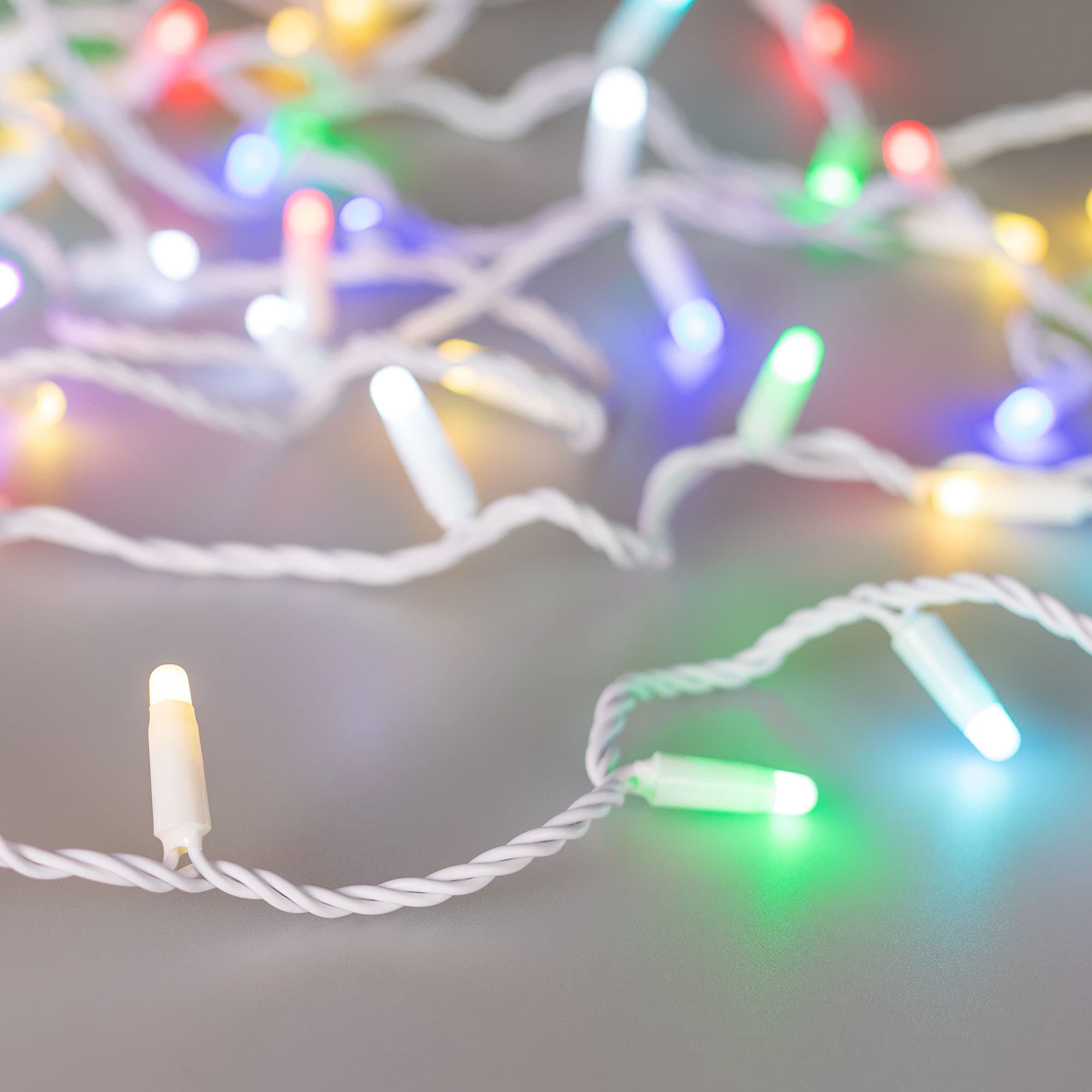 Гирлянда светодиодная декоративная ARD-STRING-CLASSIC-10000-WHITE-100LED-MILK-SYNC RGB 230V, 6.5W ARDCL, IP65