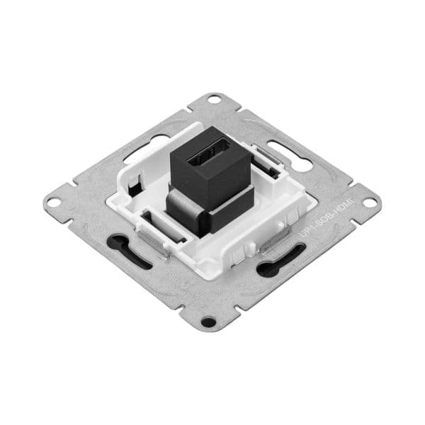Эпика Механизм розетки HDMI черный EKF