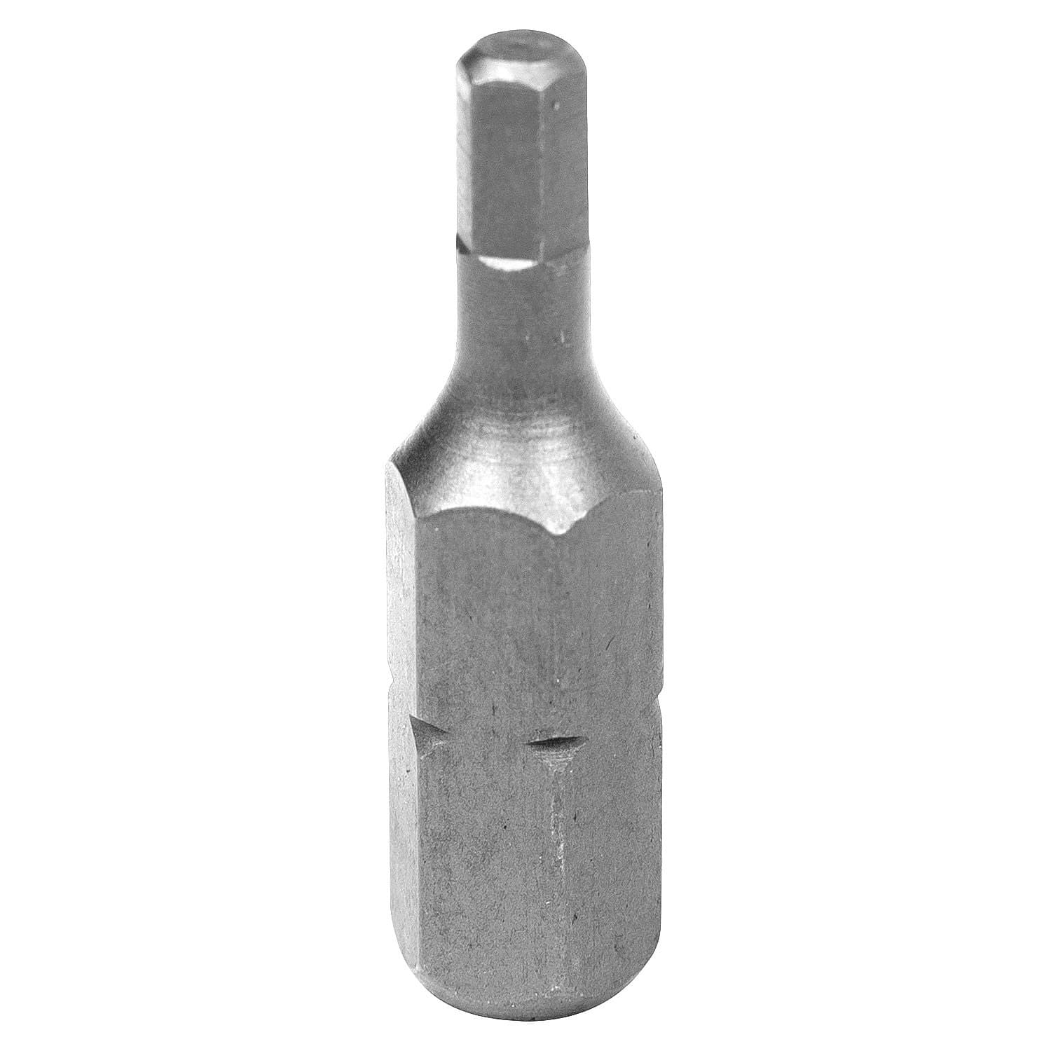 Вставка (бита) торцевая 1/4', HEX, 3 мм, L = 25 мм