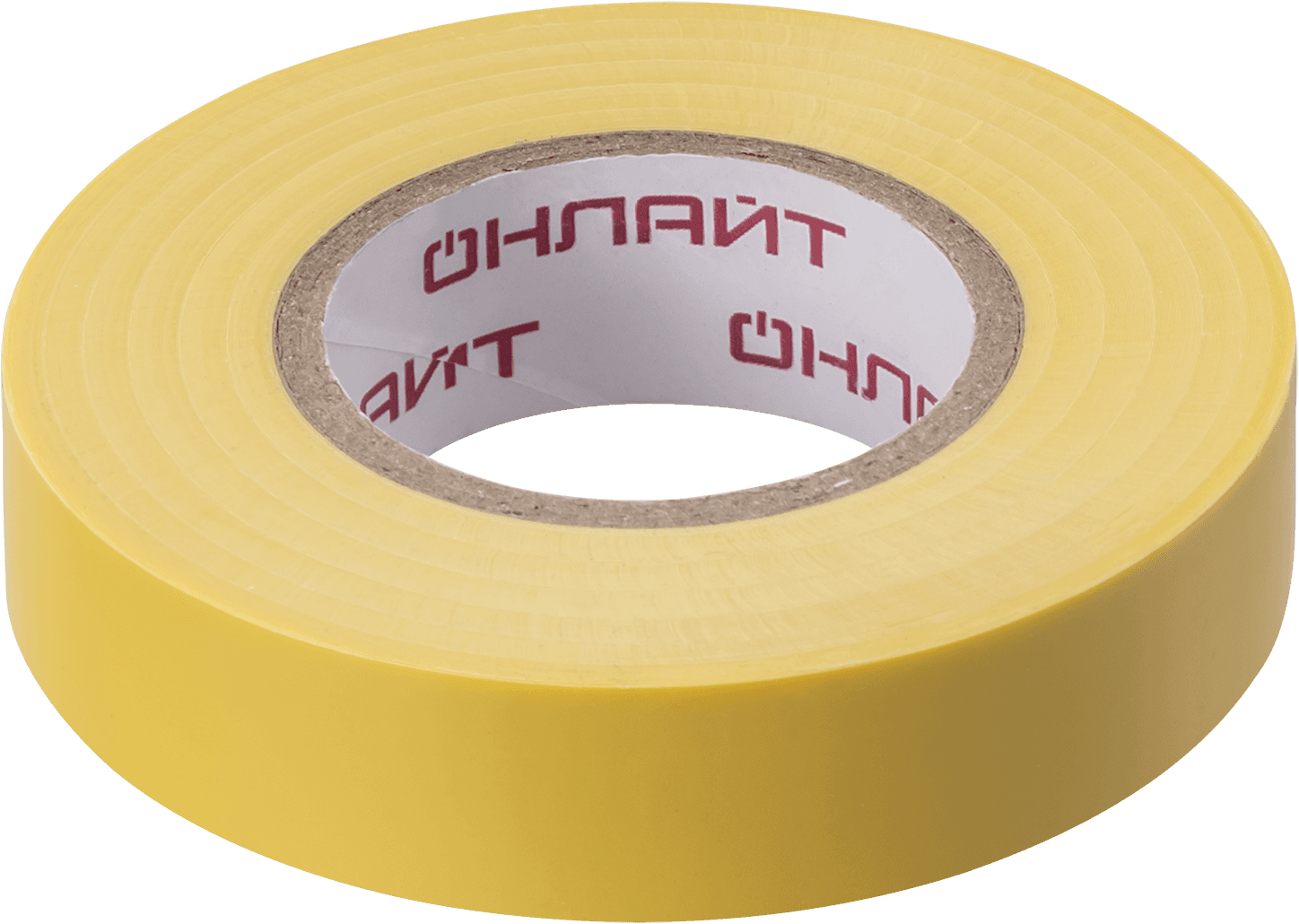 Изолента ОНЛАЙТ 71 679 OIT-B15-20/Y желтая