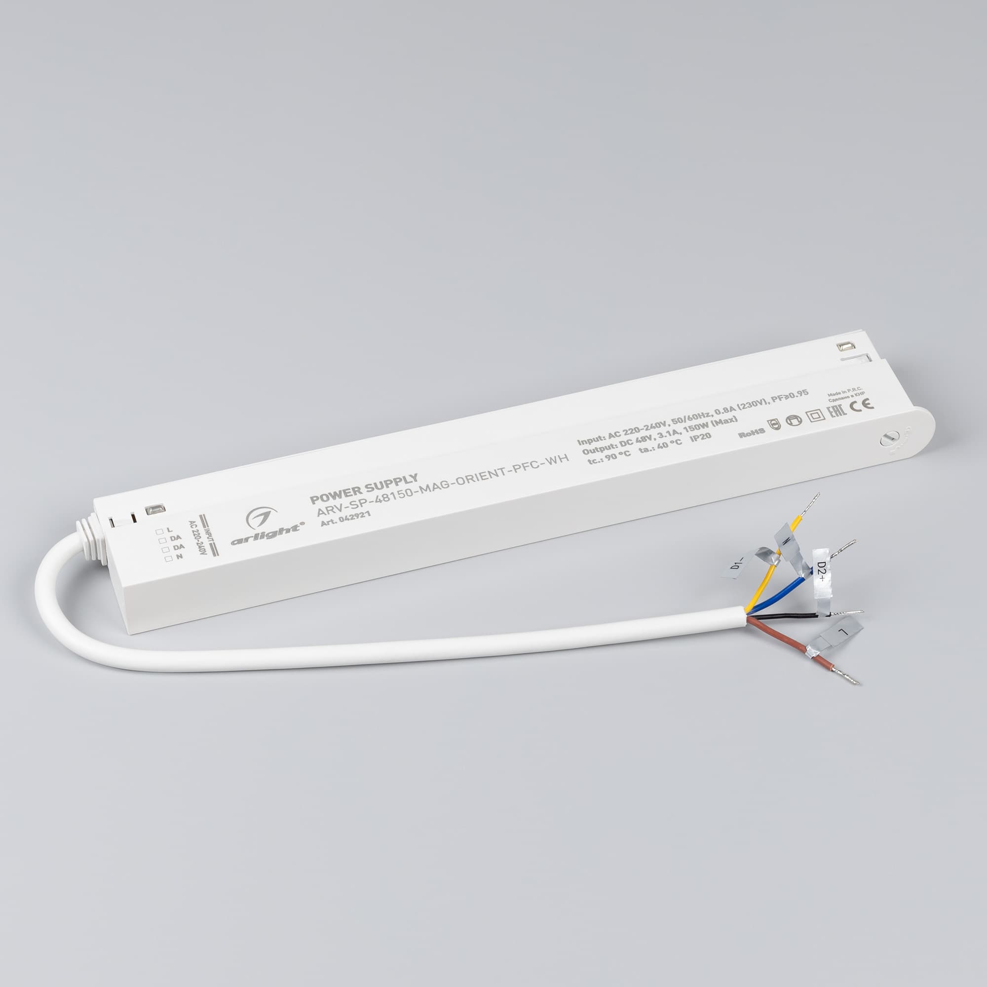 Блок питания ARPV-UH24120-PFC-DALI2-PH (24V, 5.0A, 120W)