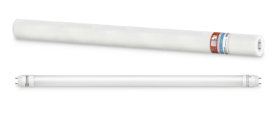 Лампа светодиодная LED-T8-М-PRO 10Вт 230В G13 6500К 1000Лм 600мм матовая неповоротная IN HOME